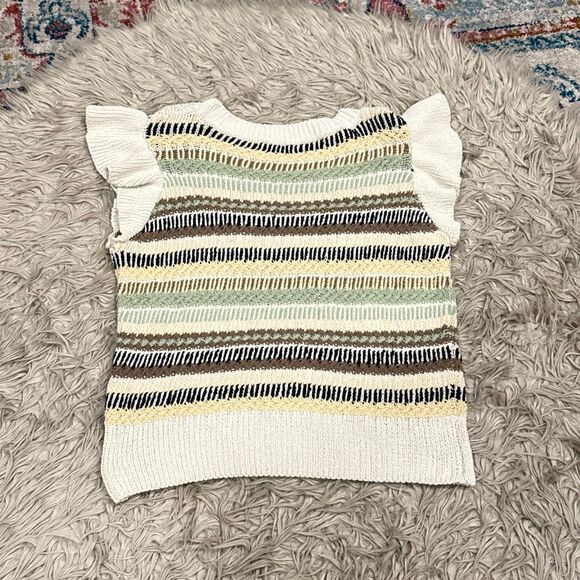 Grey collective crocheted top size XL - Picture 5 of 5